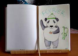 Page De Garde Cahier Journal Panda - Belette Journal, Plan With Me : Mars 2019 - Petit Lutin, artiste