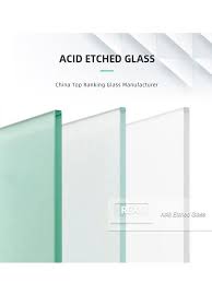 Acid Etched Frosted Glass Patterns