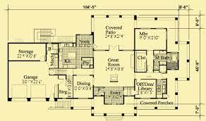 mission style terranean home plans