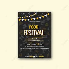 food festival banner design template