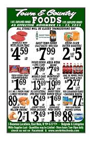 Town And Country Foods Weekly Specials