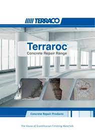terraroc concrete repair range