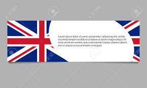 Uk Flag Banner Or Header Template British Flag Background With