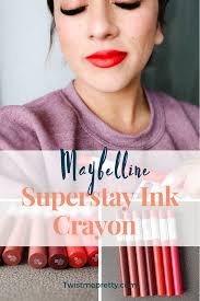 maybelline super stay ink crayon