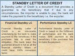 standby letter of credit vs lc