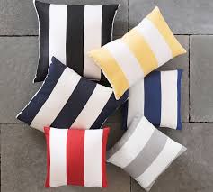 Awning Striped Indoor Outdoor Pillows