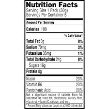 gatorade energy chews fruit punch 1 oz