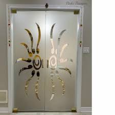 Hinged Doors Designer Glass For Home