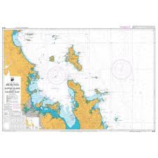 Nz 53 Hydrographic Nautical Chart Bream Head To Slipper Island Including Hauraki Gulf