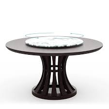 Teak Wood Round Dining Table Set