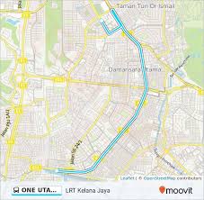 It is the start of the lrt extension project which extended the current terminus to putra heights station. One Utama Route Time Schedules Stops Maps Lrt Kelana Jaya