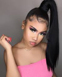 When baby hairs are the result of damaged hair the ends of the hair will likely look split, frizzy and the shaft may appear weak or thin. Iamskylarmarie You Re Rocking Those Baby Hairs Do You Rock Baby Hair Or Are You Ove High Ponytail Hairstyles Baddie Hairstyles Virgin Brazilian Straight Hair