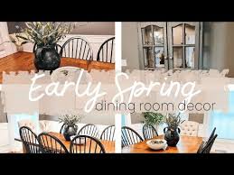 spring 2022 dining room decorate with