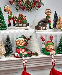 9 christmas gnomes elves to display