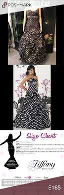 Tiffany Designs Polka Dot Prom Dress Belle Of The Ball This