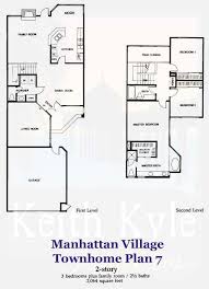 Plan 7 Townhome Floorplan In Manhattan