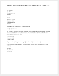 This letter is used to end business relations with another party you previously entered a contract with. Free Employee Verification Templates Smartsheet