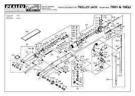 parts diagram for trolley jack model