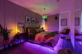 Bedroom With Led Strip Lights