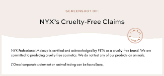 is nyx free vegan 2023 update