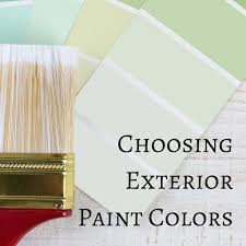 How To Select Exterior Paint Colors
