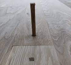 handcrafted pegged wood flooring