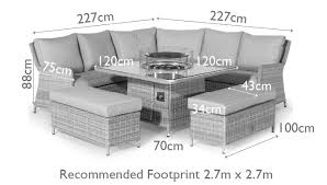 royal corner garden furniture set with