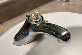 sink faucet handle exploded blew off