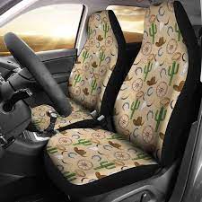 Western Cowboy Pattern Car Seat Covers