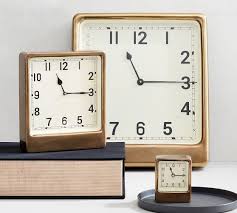 Anton Desktop Clock Pottery Barn