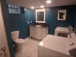 basement bathroom laundry remodel