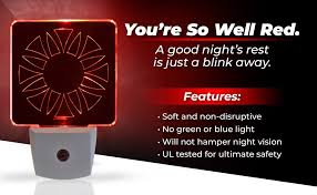 red led night light package of 2