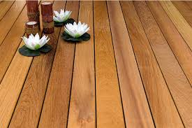 iroko hardwood decking boards using