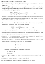 Section 1 Mathematical Ysis Of