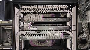 network cable management and 12u server