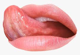 lips lick mouth teeth khrystyana