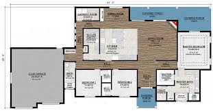Craftsman Ranch House Plan With Open