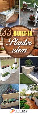 33 best built in planter ideas and