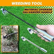 Garden Hand Weeder Steel Rake Weeding