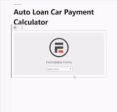 Car Payment Calculator In Wordpress