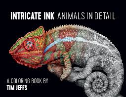 Intricate Ink Animals In Detail Coloring Book