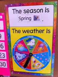 Weather Seasons Chart Preschool Weather Chart Preschool