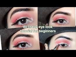 birthday eye makeup tutorial pink