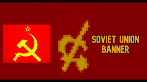 soviet union ussr banner in minecraft