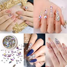 nail crystals gems stones rhinestones