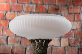 Vintage Style Torchiere Shade Embossed
