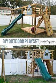diy outdoor playset created by v