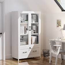 White Lateral File Cabinet With Lock