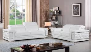 italian leather sofa set white with