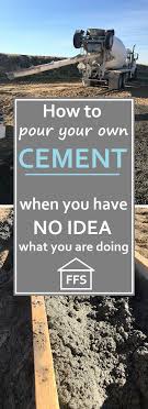 How To Pour Your Own Cement Foundation